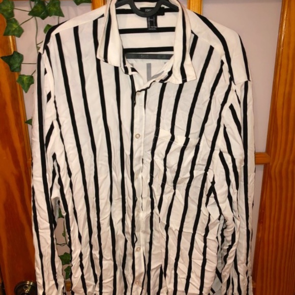 Striped Button Down Shirt - Picture 1 of 3